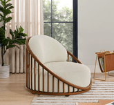 Gharaana Armchairs Sloan Plush Armchair